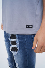 BEIJING CHARCOAL OVERSIZED T-SHIRT