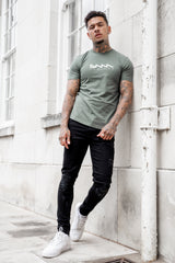 MEMPHIS - BLACK DISTRESSED DENIMS