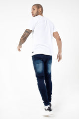 DALLAS - BIKER DENIMS BLUE WASH