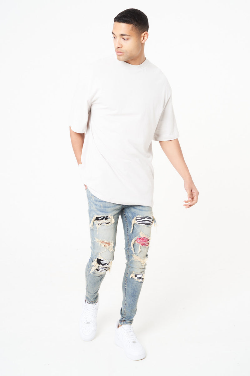 ROME - BANDANA RIP & REPAIR DIRTY WASH