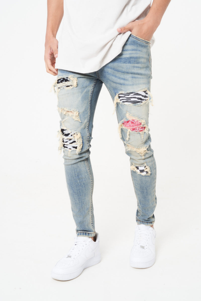ROME - BANDANA RIP & REPAIR DIRTY WASH