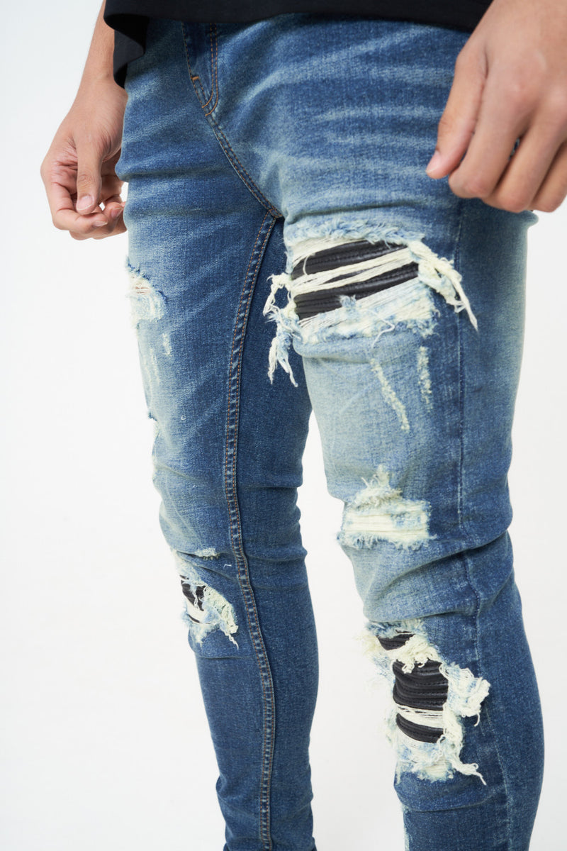 VEGAS - RIPPED SKINNY STRETCH FIT