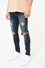 DUBAI - RIPPED KNEE JEANS