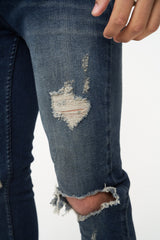 DUBAI - RIPPED KNEE JEANS