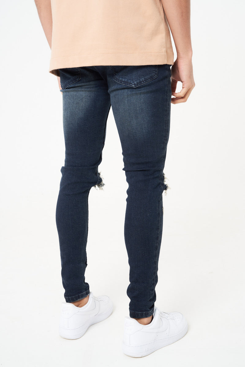 DUBAI - RIPPED KNEE JEANS