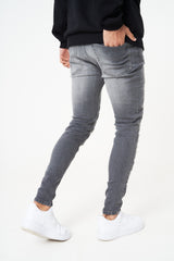 SYDNEY GREY WASH MULTI RIP & REPAIR