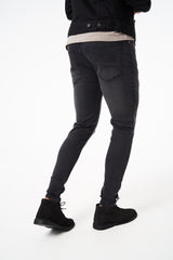 PABLO - CHARCOAL NON RIPPED SKINNY STRETCH FIT