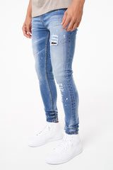 OSLO - RIPPED KNEE SKINNY STRETCH FIT