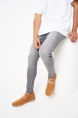 SHELBY - GREY NON RIPPED SKINNY STRETCH FIT