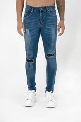 OHIO - PATCHWORK BLUE WASH DENIMS