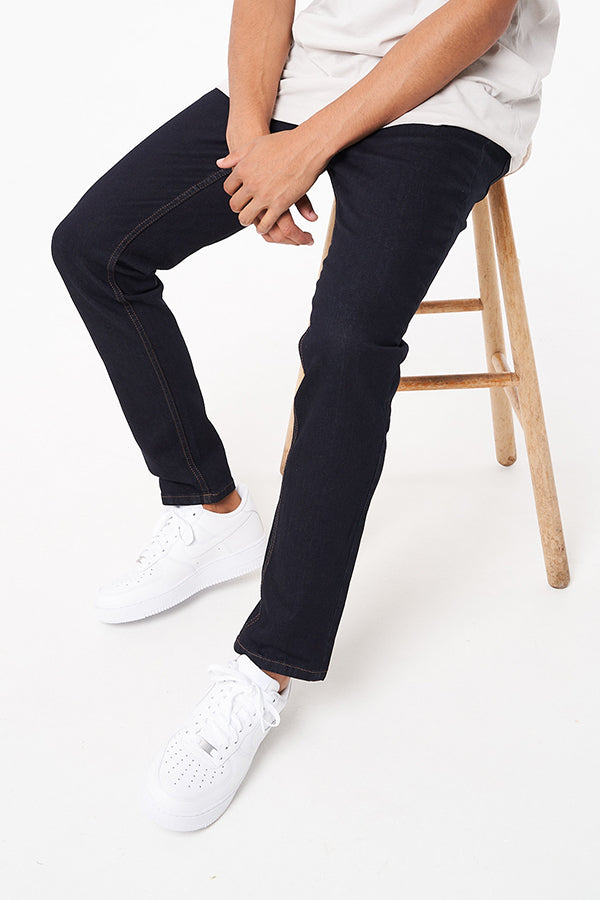 GRAY - DARK DENIM NON RIPPED SLIM FIT